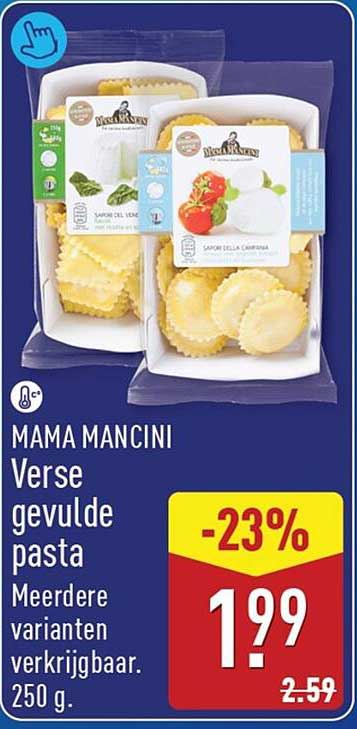 MAMA MANCINI Verse gevulde pasta Meerdere varianten beschikbaar. 250 g.