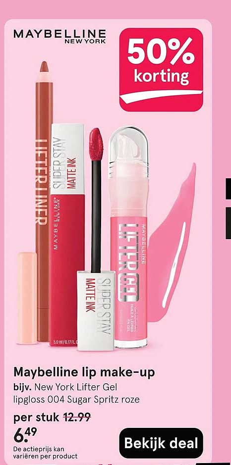 Maybelline lip make-up