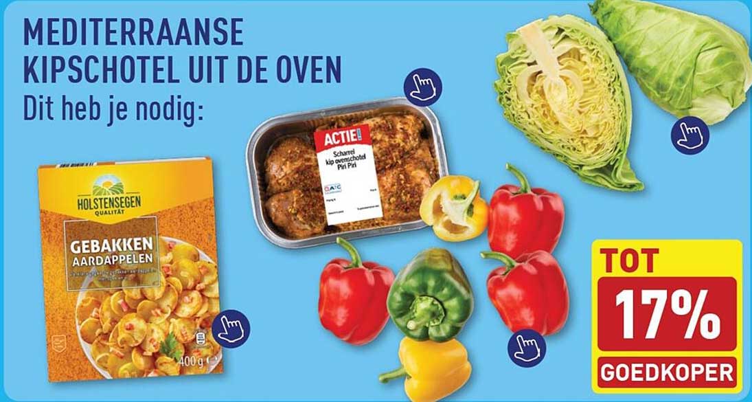 Mediterraanse kipschotel uit de oven