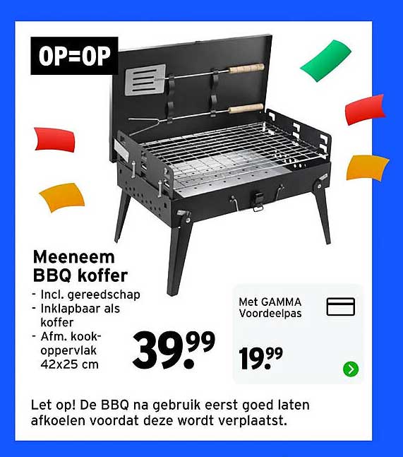 Meeneem BBQ koffer