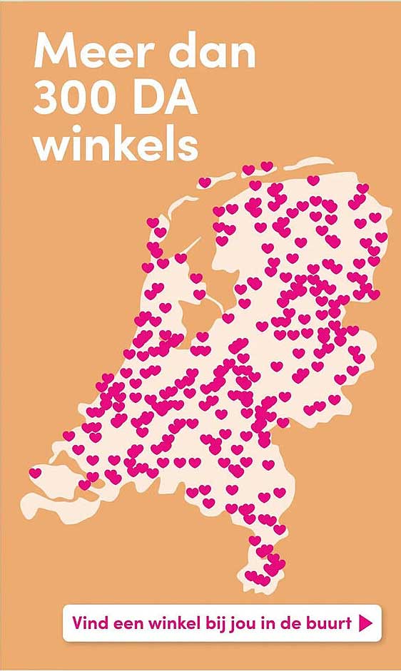 Meer dan 300 DA winkels