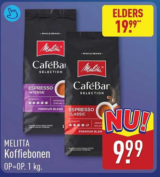 MELITTA Koffiebonen OP=OP. 1 kg.