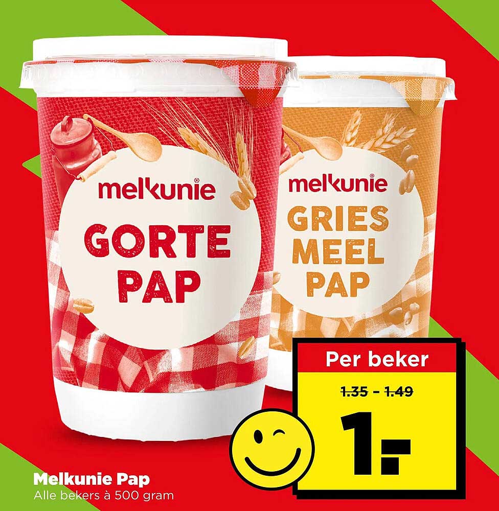 Melkunie Pap Alle bekers à 500 gram