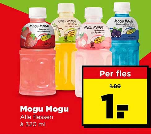 Mogu Mogu Alle flessen à 320 ml