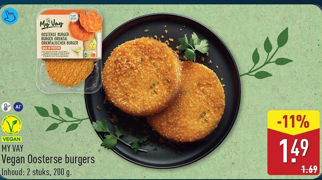 MY VAY Vegan Oosterse burgers