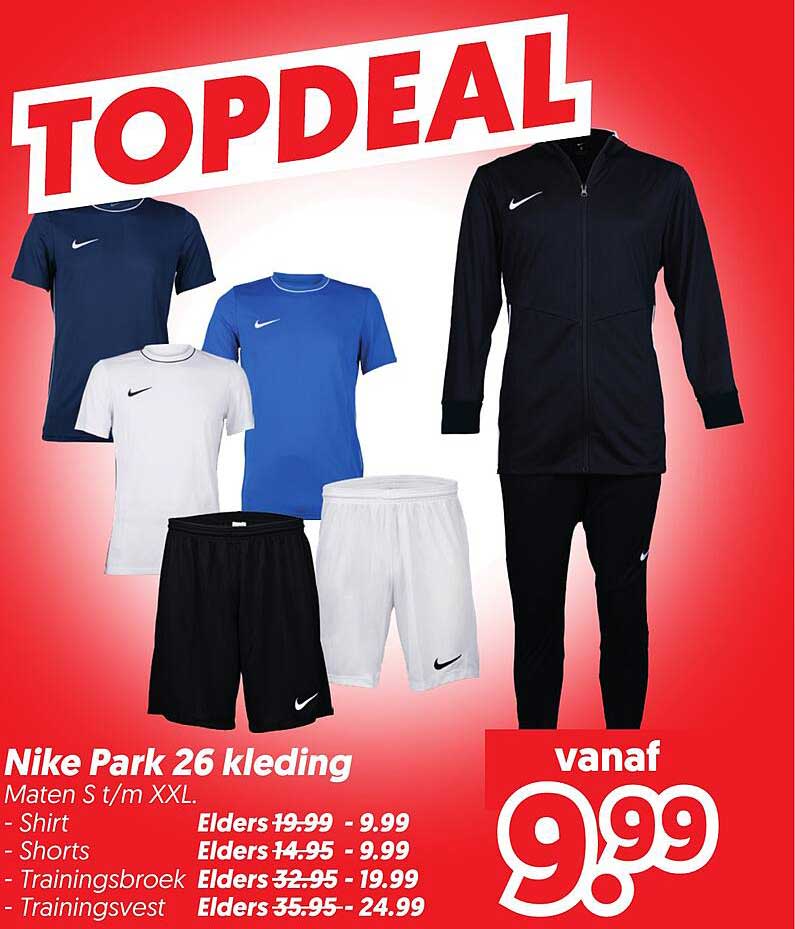 Nike Park 26 kleding