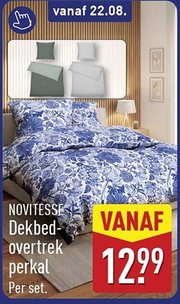 NOVITESSE Dekbed-overtrek perkal Per set.