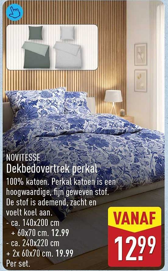 NOVITESSE Dekbedovertrek perkal