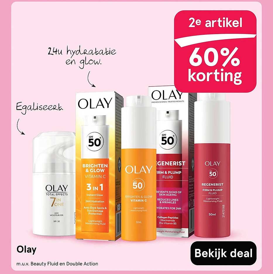 Olay 2e artikel 60% korting