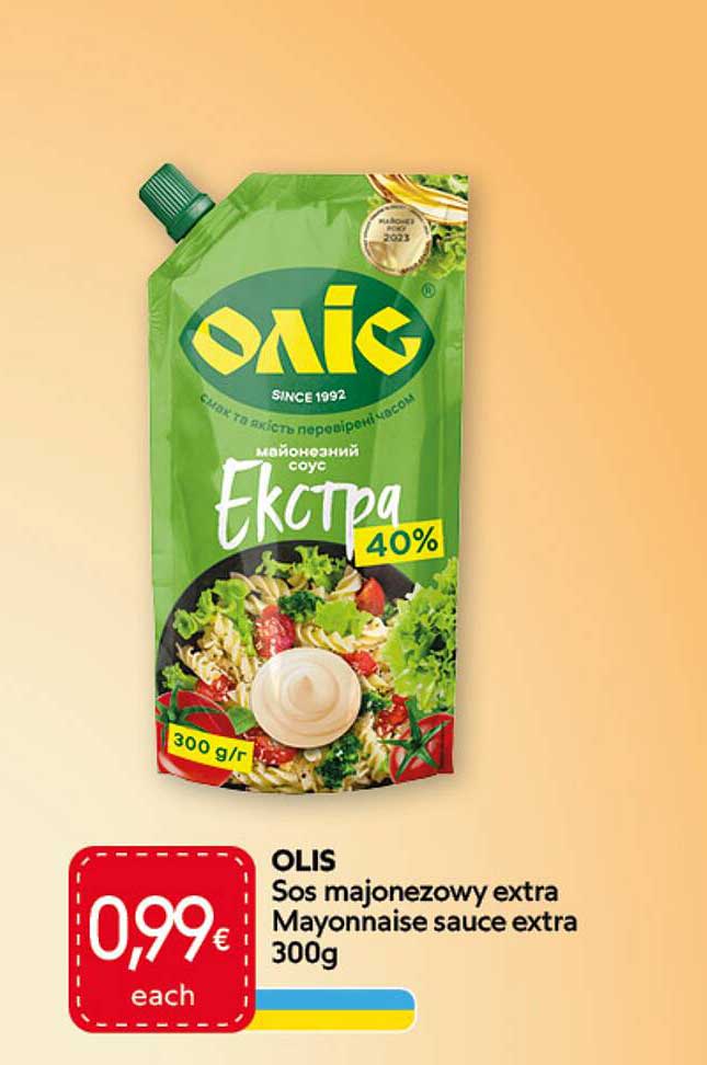 OLIS Sos majonezowy extra Mayonnaise sauce extra 300g