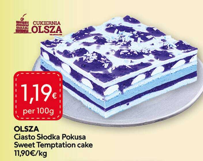 OLSZA Ciasto Słodka Pokusa Sweet Temptation cake
