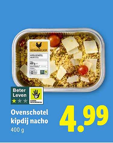 Ovenschotel kipdij nacho