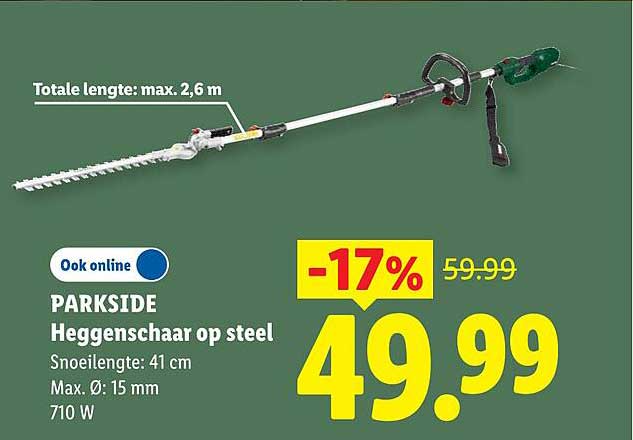 PARKSIDE Heggenschaar op steel