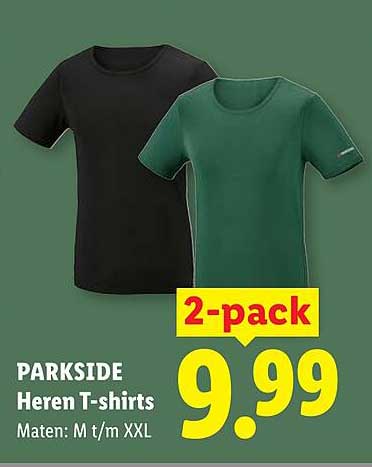 PARKSIDE Heren T-shirts 2-pack