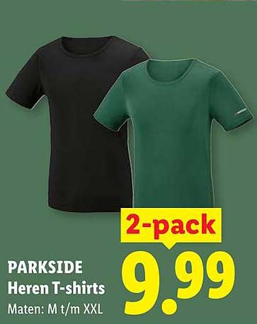 PARKSIDE Heren T-shirts 2-pack
