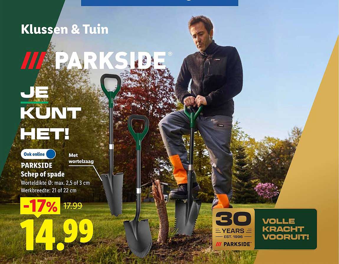 PARKSIDE Schep of spade Met wortelzaag