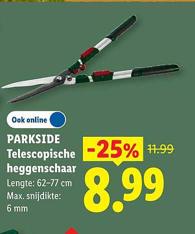 PARKSIDE Telescopische heggenschaar