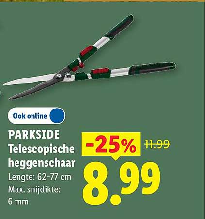 PARKSIDE Telescopische heggenschaar