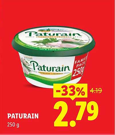 Paturain 250 g -33%