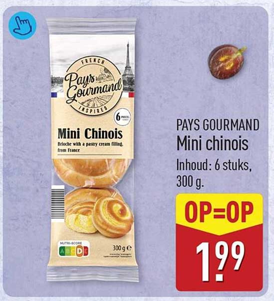 PAYS GOURMAND Mini chinois OP=OP