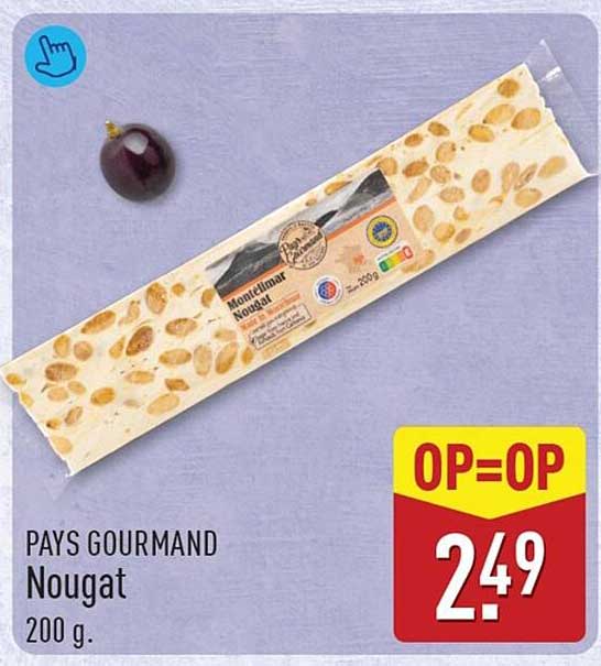 PAYS GOURMAND Nougat 200 g