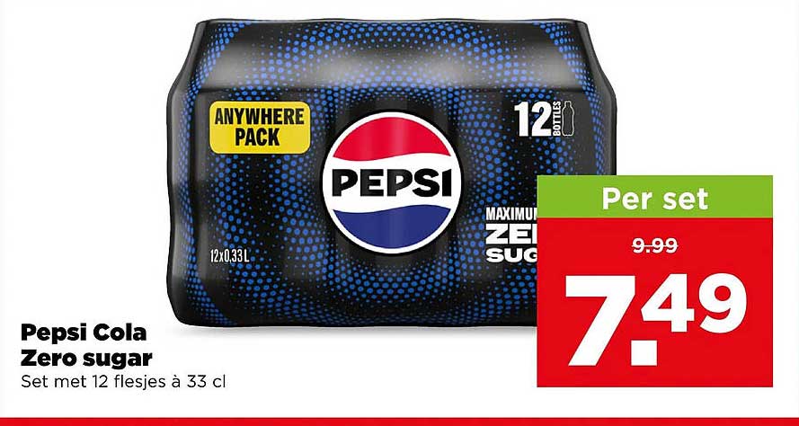 Pepsi Cola Zero sugar