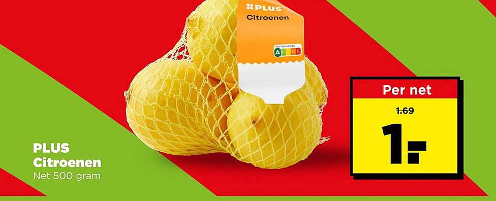 PLUS Citroenen Net 500 gram