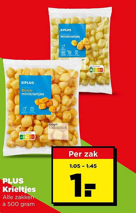 PLUS Krieltjes Alle zakken à 500 gram