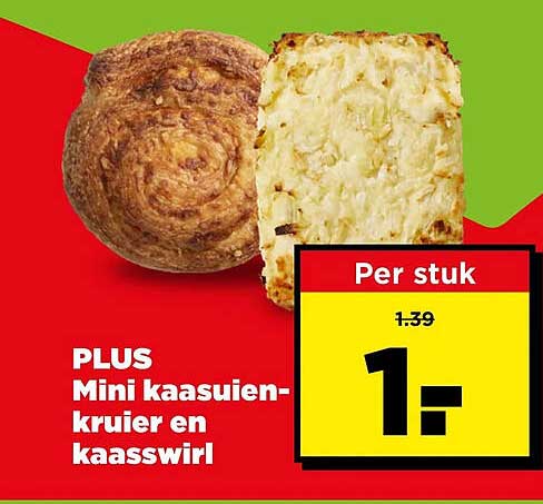 PLUS Mini kaasuienkruier en kaaswirl