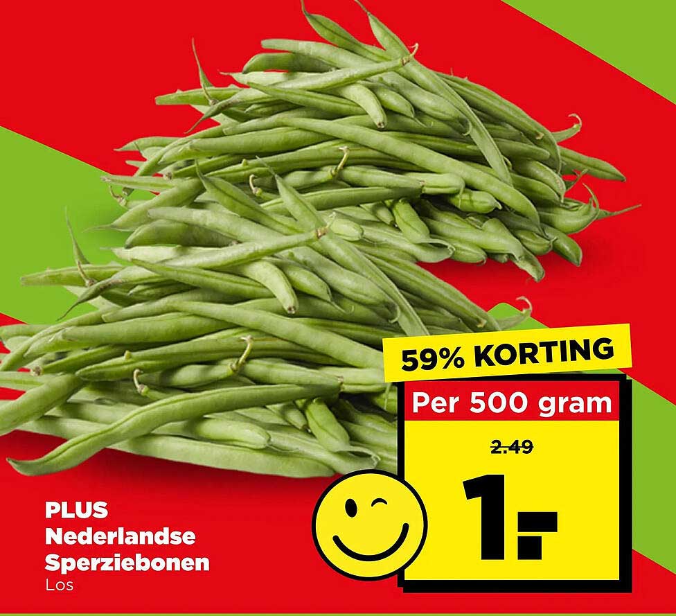 PLUS Nederlandse Sperziebonen Los