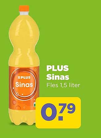 PLUS Sinas Fles 1,5 liter