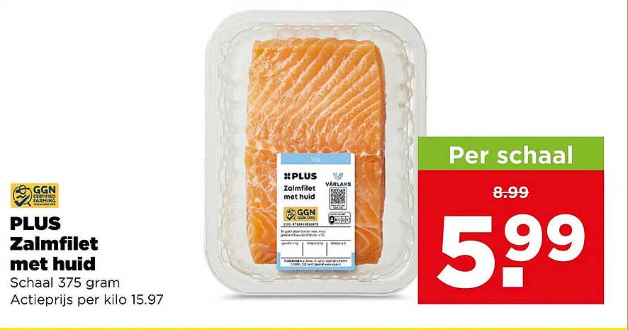 PLUS Zalmfilet met huid