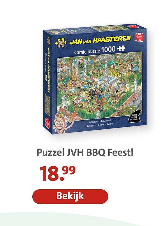 Puzzel JVH BBQ Feest!