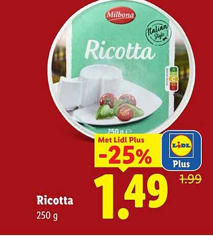 Ricotta -25%