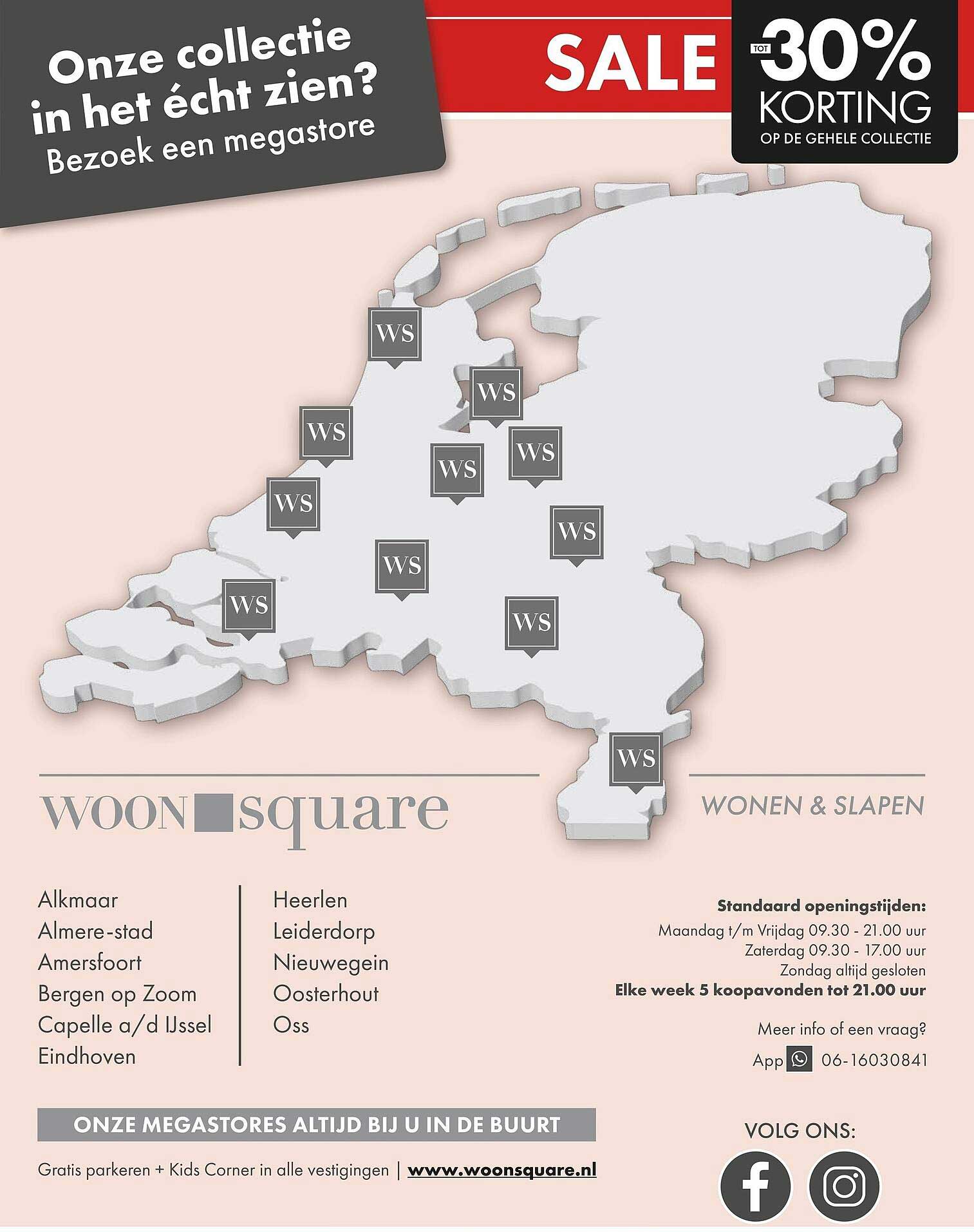 SALE TOT 30% KORTING OP DE GEHELE COLLECTIE