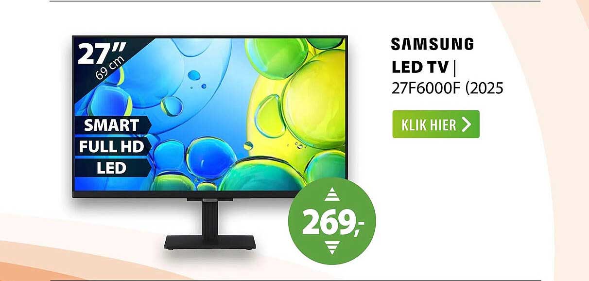 SAMSUNG LED TV | 27F6000F (2025