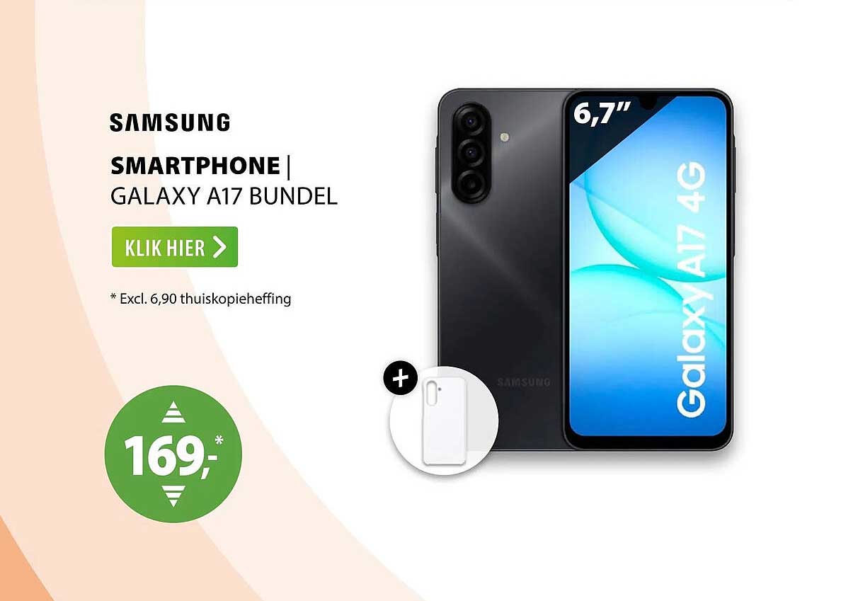 SAMSUNG SMARTPHONE GALAXY A17 BUNDEL