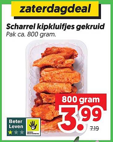Scharrel kipkluifjes gekruid