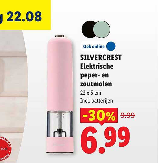 SILVERCREST Elektrische peper- en zoutmolen