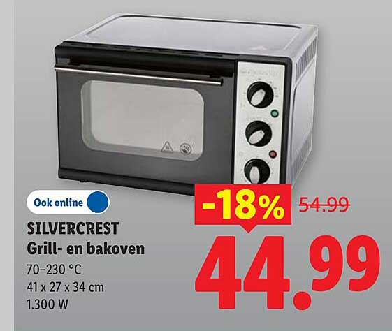 SILVERCREST Grill- en bakoven
