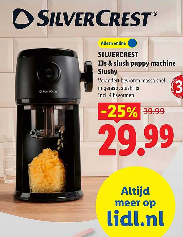 SILVERCREST IJs & slush puppy machine Slushy
