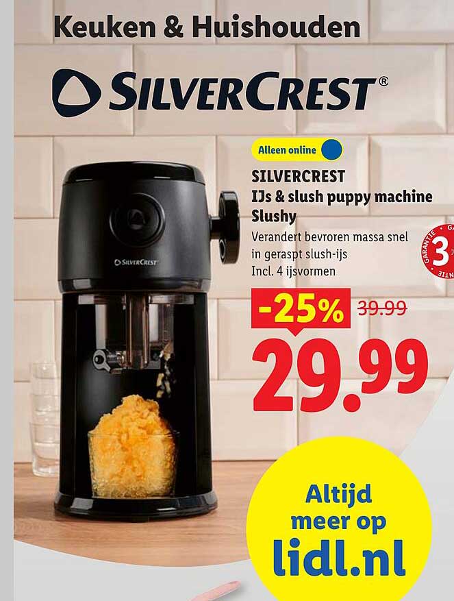 SILVERCREST IJs & slush puppy machine Slushy