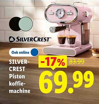 SILVERCREST Piston koffiemachine -17%