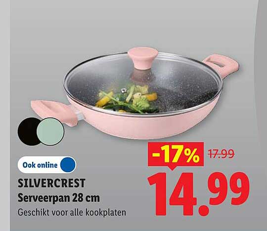 SILVERCREST Serveerpan 28 cm