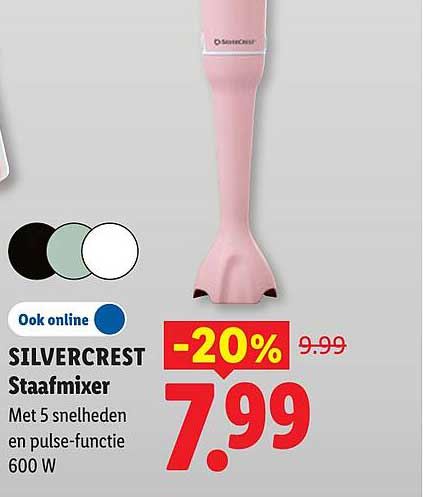 SILVERCREST Staafmixer -20%