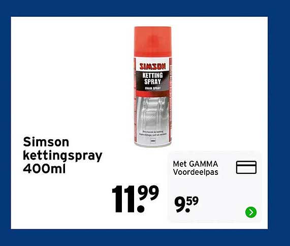 Simson kettingspray 400ml