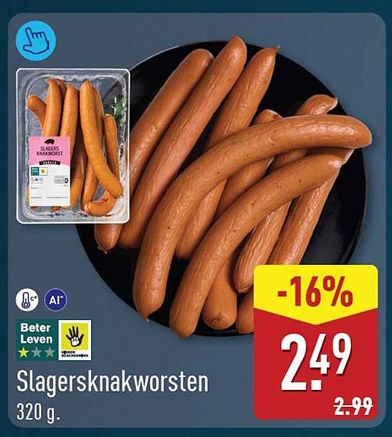 Slagersknakworsten