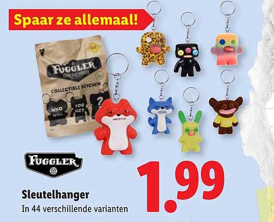 Sleutelhanger In 44 verschillende varianten