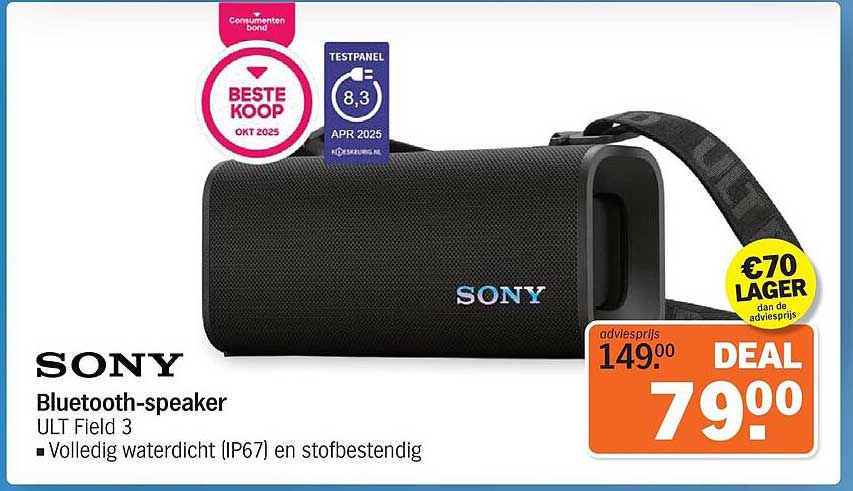 SONY Bluetooth-speaker ULT Field 3