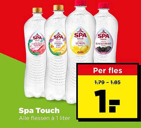 Spa Touch Alle flessen à 1 liter